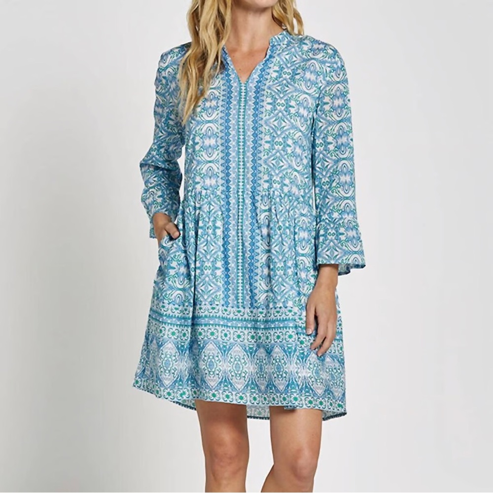 Jude Connally Faith Belle Sleeve Dress Size Small